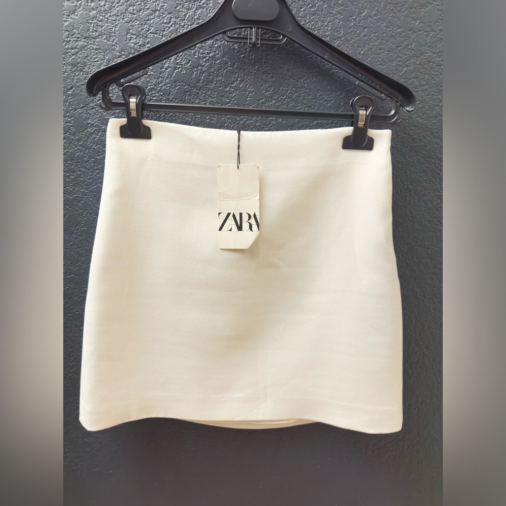 White Zara Mini Skirt
